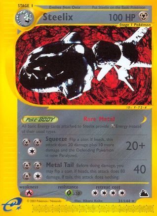 Steelix (31)  - Reverse Holofoil Skyridge - Rare