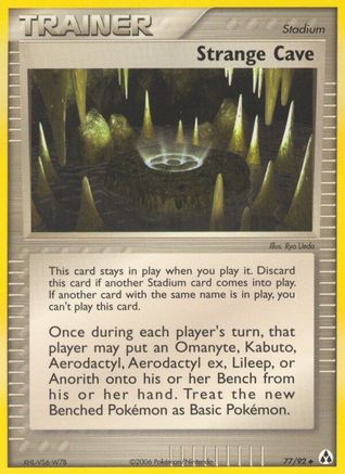 Strange Cave  - Reverse Holofoil Legend Maker - Uncommon