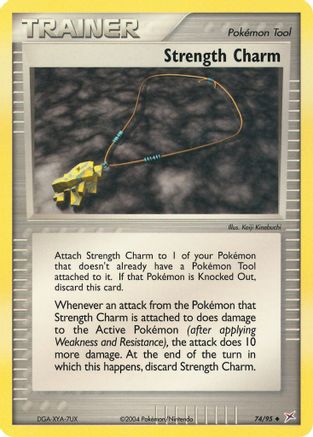 Strength Charm  - Reverse Holofoil Team Magma vs Team Aqua - Uncommon