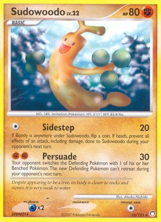 Sudowoodo  Mysterious Treasures - Rare