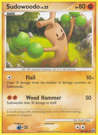 Sudowoodo  - Reverse Holofoil Majestic Dawn - Uncommon