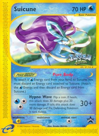 Suicune 053  WoTC Promo - Promo