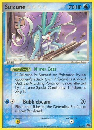 Suicune  - Holofoil POP Series 2 - Rare
