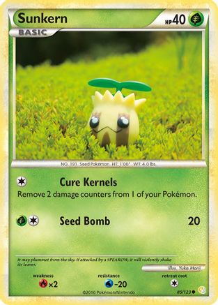 Sunkern 085  HeartGold SoulSilver - Common