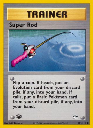 Super Rod 103  - 1st Edition Neo Genesis - Common