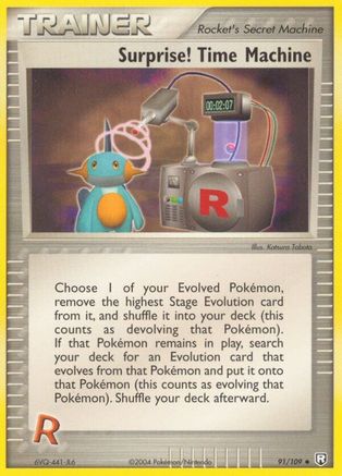 Surprise! Time Machine 091  Team Rocket Returns - Uncommon