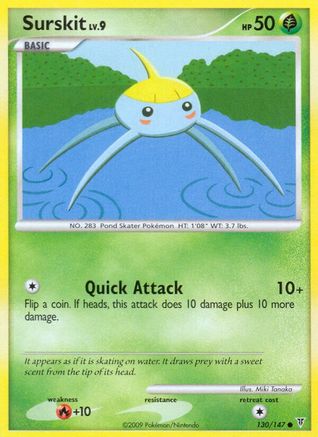 Surskit  - Reverse Holofoil Supreme Victors - Common