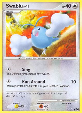 Swablu/127  - Reverse Holofoil Platinum - Common