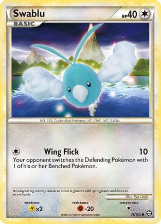 Swablu  - Reverse Holofoil Triumphant - Common