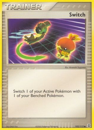 Switch 102  - Reverse Holofoil Delta Species - Common