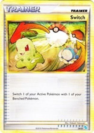 Switch (Gyarados)  HGSS Trainer Kit Gyarados & Raichu - Common