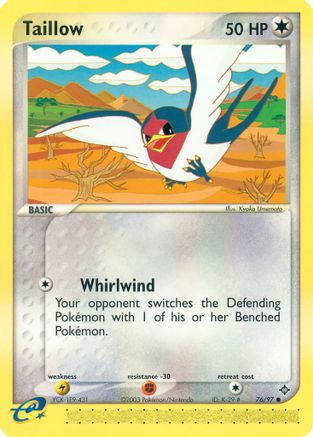 Taillow  - Reverse Holofoil Dragon - Common