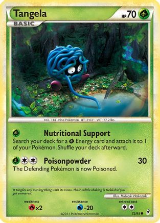 Tangela 072  - Reverse Holofoil Call of Legends - Common