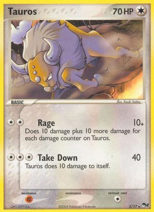 Tauros 005  POP Series 2 - Rare