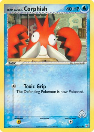 Team Aqua's Corphish - 50/95/95  Team Magma vs Team Aqua - Common