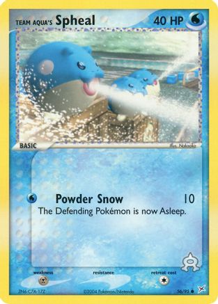 Team Aqua's Spheal 056/95  Team Magma vs Team Aqua - Common