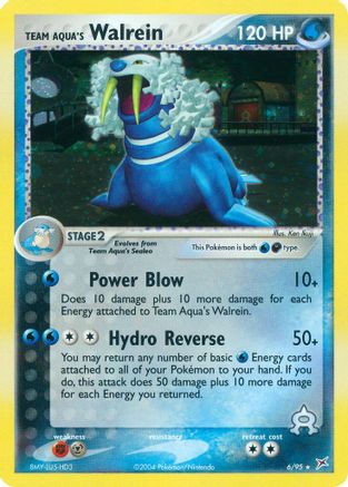 Team Aqua's Walrein 006  - Holofoil Team Magma vs Team Aqua - Holo Rare