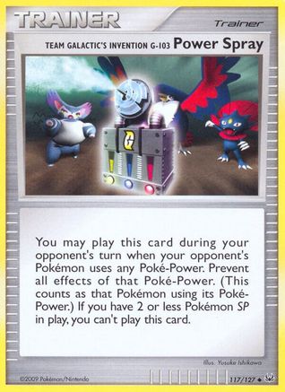 Team Galactic's Invention G-103 Power Spray 117  Platinum - Uncommon