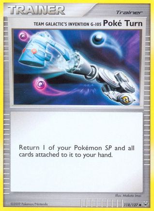 Team Galactic's Invention G-105 Poke Turn 118  Platinum - Uncommon