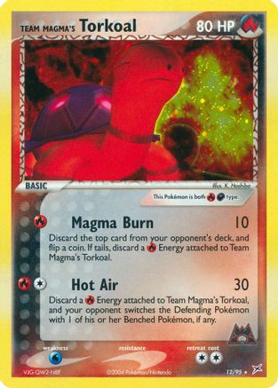 Team Magma's Torkoal  - Holofoil Team Magma vs Team Aqua - Holo Rare