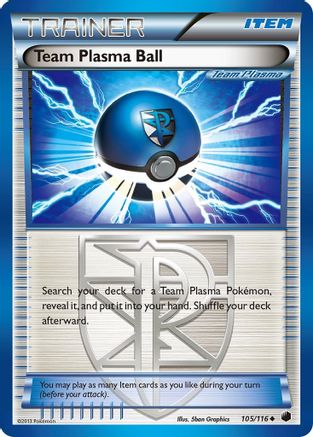 Team Plasma Ball (Team Plasma) 105  Plasma Freeze - Uncommon