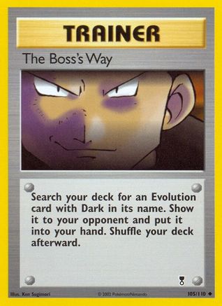 The Boss's Way  - Reverse Holofoil Legendary Collection - Uncommon