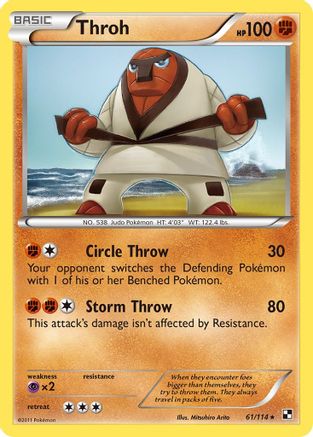 Throh  - Reverse Holofoil Black and White - Rare