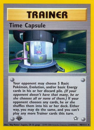Time Capsule 090  - 1st Edition Neo Genesis - Rare