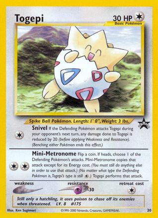 Togepi 030  WoTC Promo - Promo