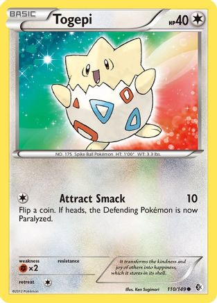 Togepi 110  Boundaries Crossed - Common