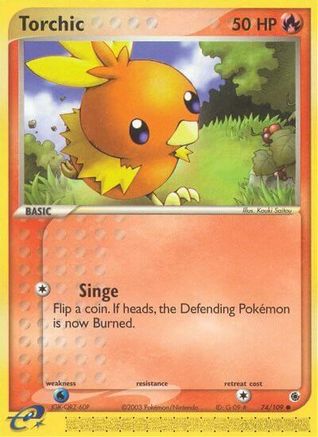 Torchic 074/109  Ruby and Sapphire - Common