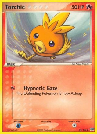 Torchic 069  Emerald - Common