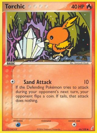Torchic 066/100  Crystal Guardians - Common