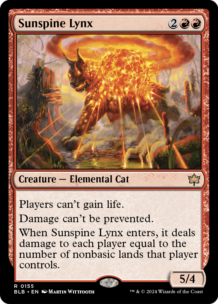 Sunspine Lynx (BLB-155) - Bloomburrow