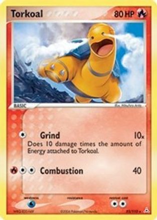 Torkoal  - Reverse Holofoil Holon Phantoms - Rare