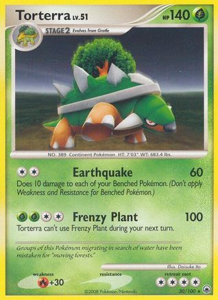 Torterra  - Reverse Holofoil Majestic Dawn - Rare