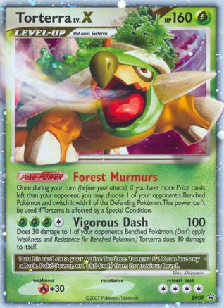 Torterra LV.X DP09  - Holofoil Diamond and Pearl Promos - Promo