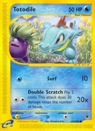Totodile (134) (134) 134/165  Expedition - Common