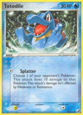 Totodile 078/115  Unseen Forces - Common