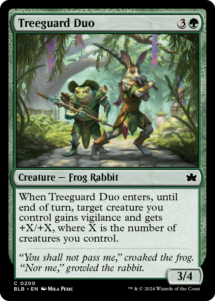 Treeguard Duo (BLB-200) - Bloomburrow Foil