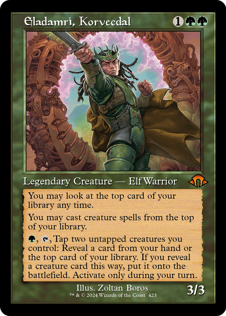 Eladamri, Korvecdal (Retro Frame) (MH3-423) - Modern Horizons 3