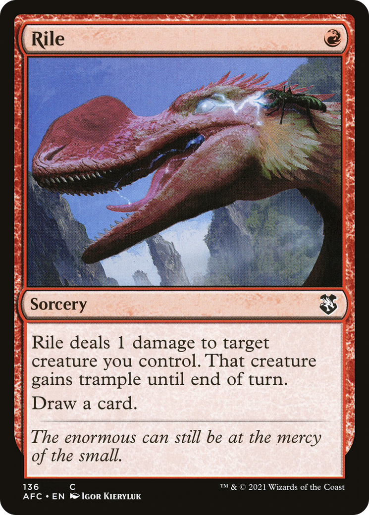 Rile (AFC-136) - Forgotten Realms Commander