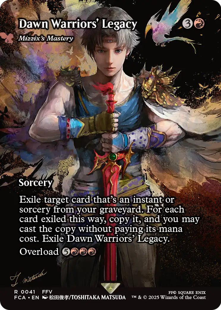 Dawn Warriors' Legacy - Mizzix's Mastery (Showcase) (FCA-041) - FINAL FANTASY: Through the Ages / Dawn Warriors' Legacy (Borderless)