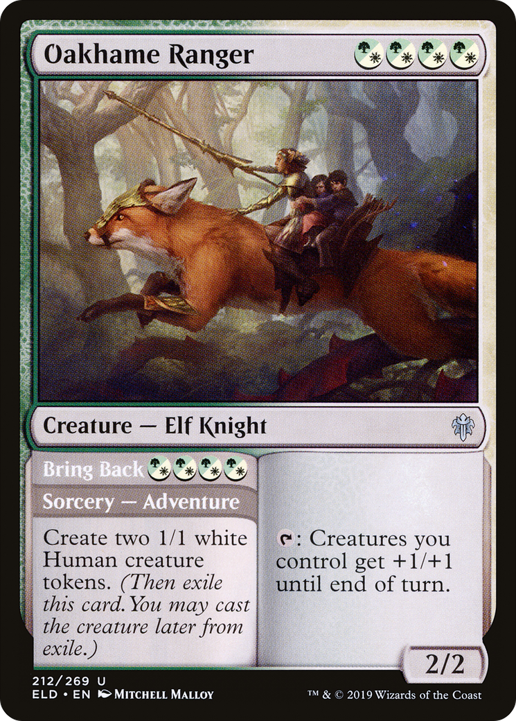 Oakhame Ranger (ELD-212) - Throne of Eldraine