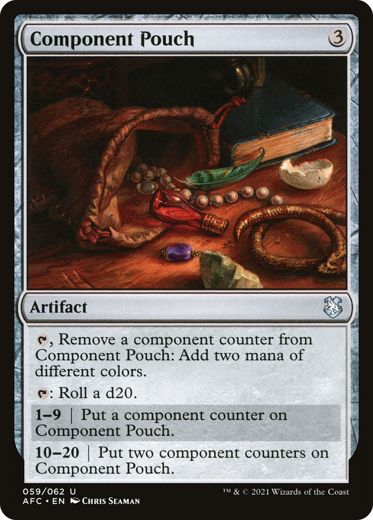 Component Pouch (AFC-059) - Forgotten Realms Commander
