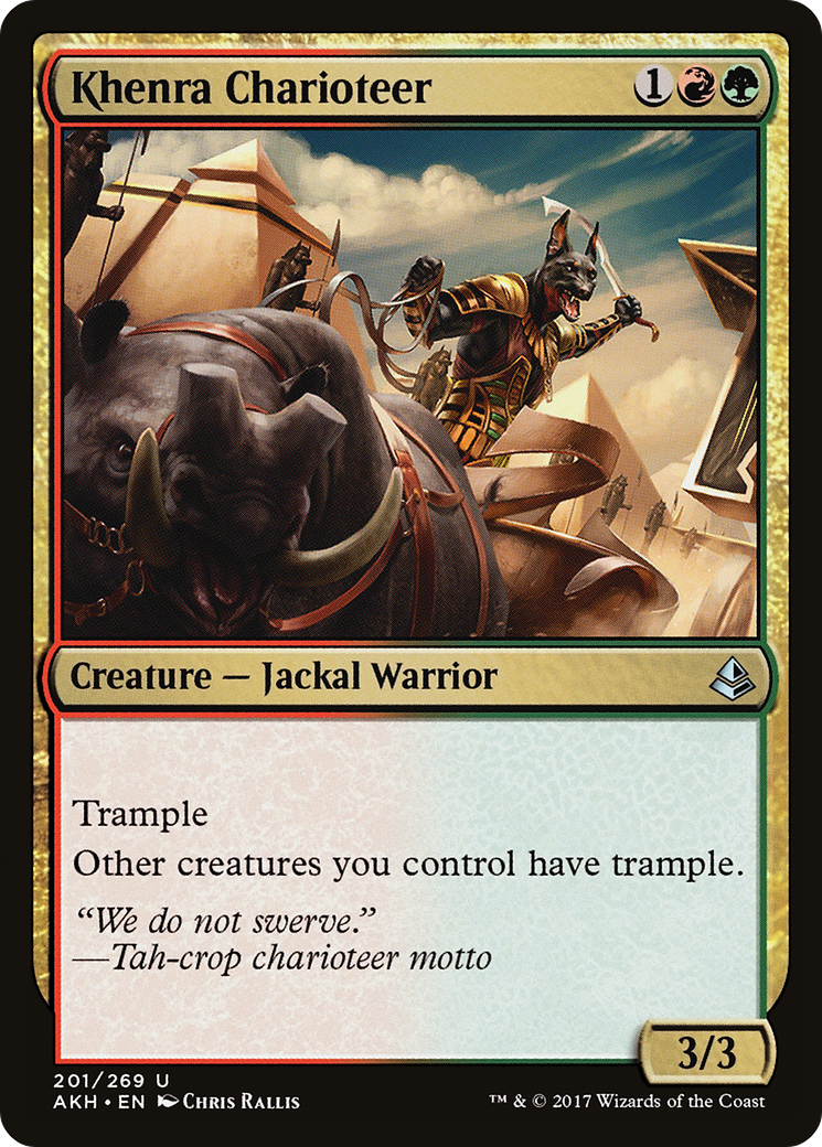 Khenra Charioteer (AKH-201) - Amonkhet