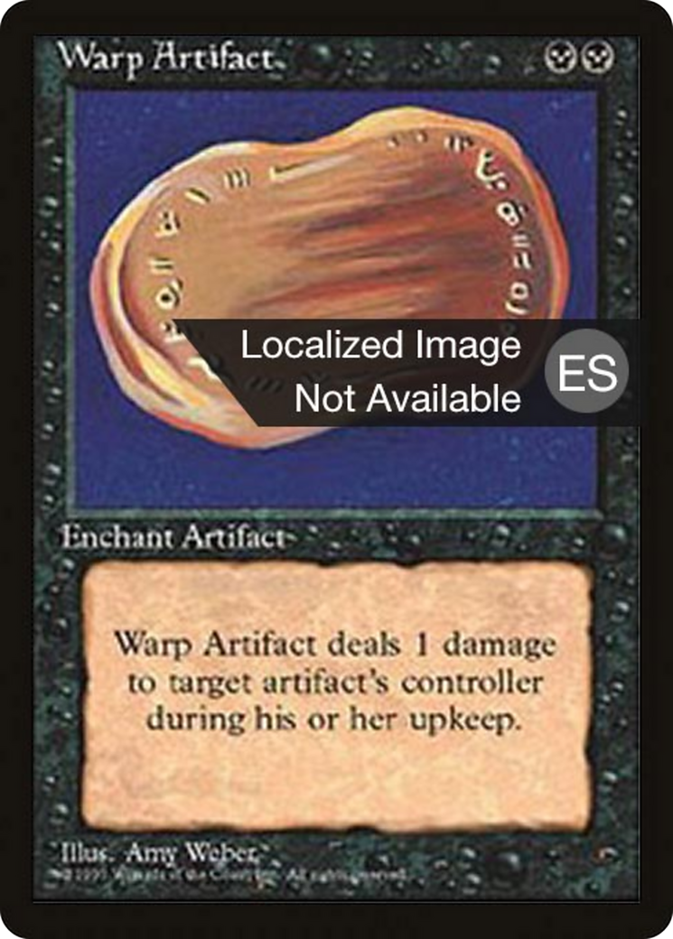 Warp Artifact (4BB-) - Fourth Edition Foreign Black Border