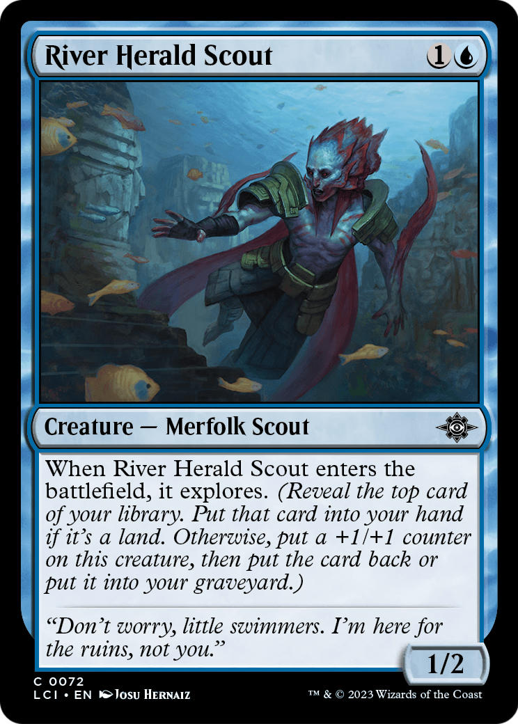 River Herald Scout (LCI-072) - The Lost Caverns of Ixalan