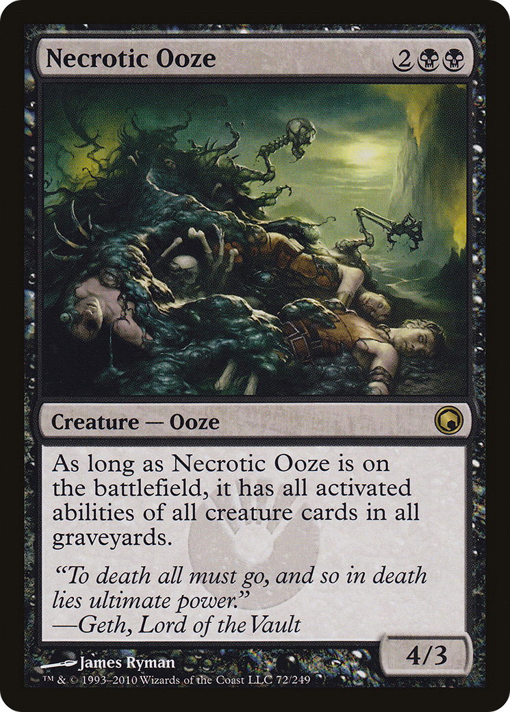 Necrotic Ooze (SOM-072) - Scars of Mirrodin