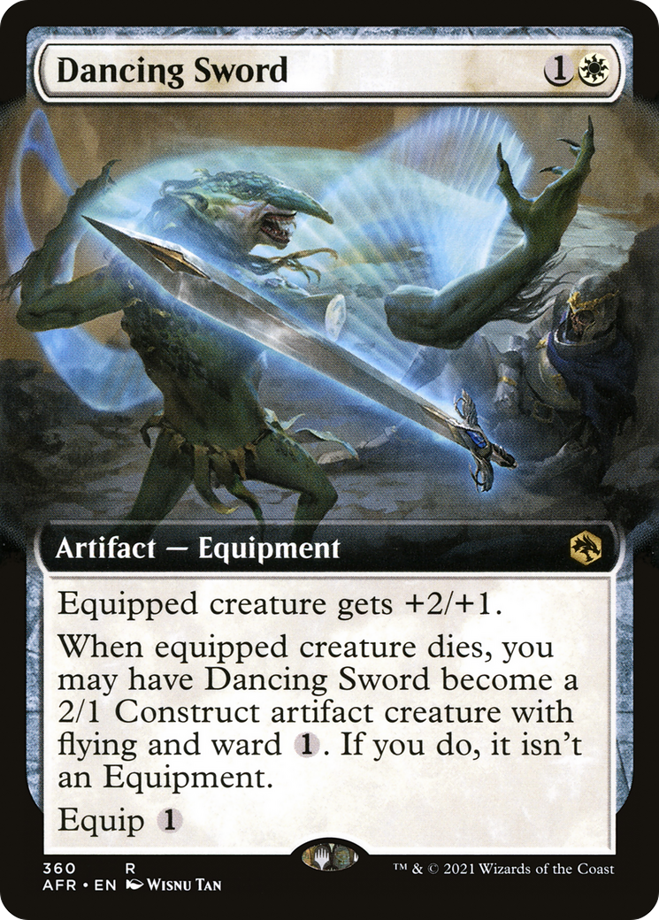 Dancing Sword (Extended Art) (AFR-360) - Adventures in the Forgotten Realms: (Extended Art) Foil